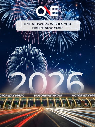 As we welcome the year ahead, One Network remains committed to transforming mobility through technology, safety, and innovation. Together, let’s keep Pakistan moving forward. Happy New Year!