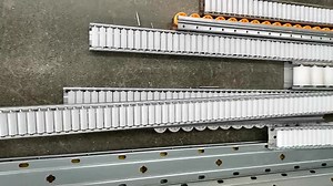 Conveyor Roller Slide Rail /aluminium Placon Conveyor /roller Track Flow Rail for 2.5mm Pipe Rack Joint