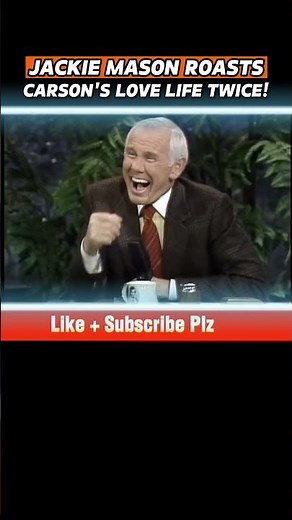 Johnny Carson's Love Life Roasted by Jackie Mason!#ClassicComedy #TheTonightShow #Ratpack