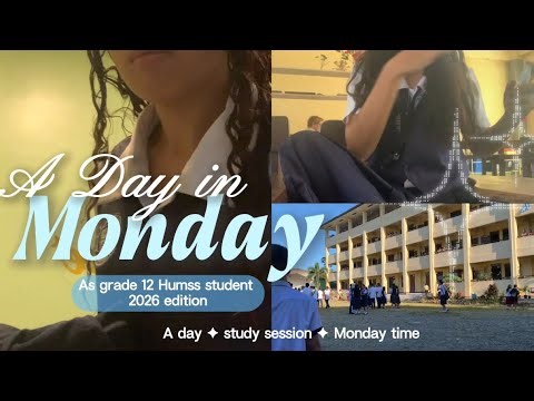 A day in my life a grade 12 Humss student 2026 edition