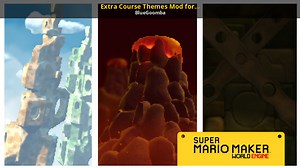 Extra Course Themes Mod for SMM: WE Mod for Super Mario Maker World Engine | SMMWE Mods