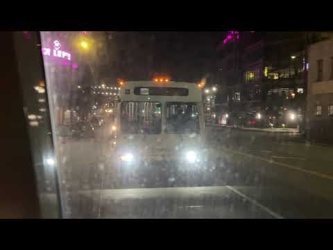 Virtual Bus Rides | 1968 GMC T8H-5305 | MEHVA #724 | Holiday Lights Tour