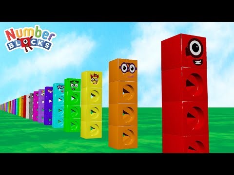 Counting Numberblocks on Mathlink Triangle | Learn Numbers 1 to 100 for Kids