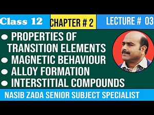 Magnetic behaviour , Alloy Formation and interstitial Compounds/@ NASIB ZADA SSS