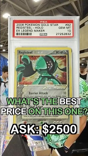 Gold Star registeel PSA 10! | Pokémon Vendor POV #pokemon #pokemoncards #negotiation #pokemontcg
