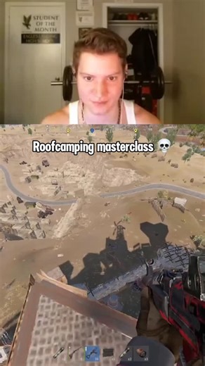 Vincent🧟‍♂️🩶 on Instagram: "Roofcamping master class in Rust 💀 #rust #roofcamping #roofcamper #rustplayer #rustnuke"