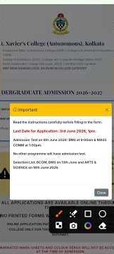 St Xavier's College Kolkata Merit list 2026 : Application Last Date 2026 | st Xavier's College