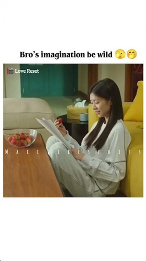 Bro’s imagination went way too far 🫣🤭// Love Reset romantic scenes ✨// #shortsfeed #fyp