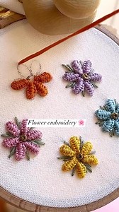 Beautiful and easy flower embroidery for beginners 🌸🤗❤️..... #flowerembroidery #handembroideryideas #embroideryproject #creativedesigns #embroideryinspiration #DIYembroidery #embroiderylove #stitchingcreations #embroideryartwork #needleworkideas #embroideryaddict #handstitchingideas #handstitchinginspiration #creativestitching #diystitching #stitchingaddict #handmadestitching #stitchingprojects #embroiderylove #sewingideas #craftyhands #fypシ゚ #viralpost #viralshorts #handcraftedcreations #hand