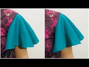 Umbrella Cut Sleeves Cutting and Stitching