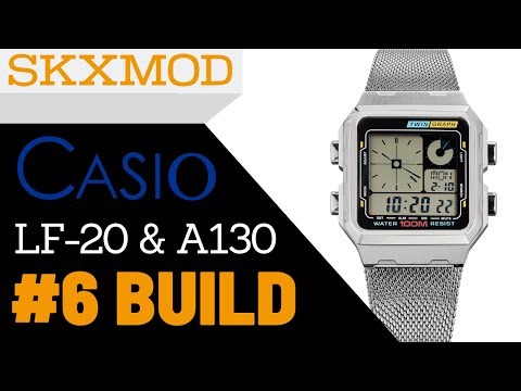 #6 Casio LF-20 & A130 Completed Build | Parts by SKXMOD