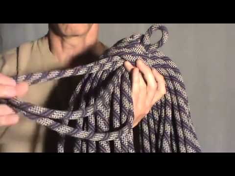 How to coil a climbing rope
