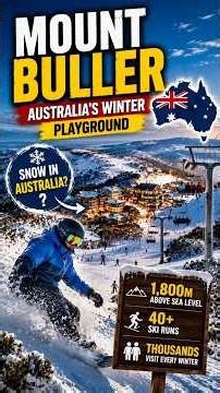 Snow In Australia? The Truth About Mount Buller 🇦🇺 #australia #highmountain #mountainback #mthigh