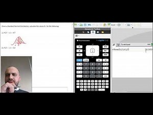 The inverse normal distribution on the TI Nspire
