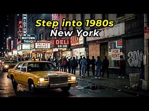Cruising the Iconic Streets of 1980s New York City