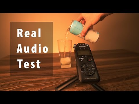 Tascam DR-05X Real Audio Test