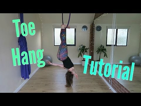 Aerial Hoop Toe Hang Tutorial | UNIQUE AERIALISTS