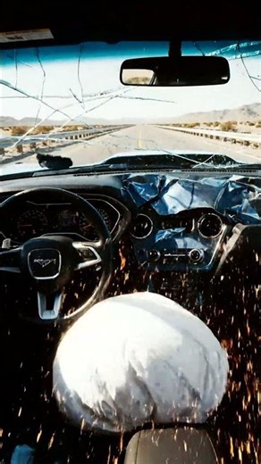 Airbag Deployment POV: Witness the Intense Impact! 💥