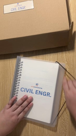 📓 Civil Engineering Notebook Quick Look 👀 All-in-one for future CEs: ✔️ Formula/Content section (MSTC, HPGE, PSAD) ✔️ Daily study schedule template ✔️ Blank pages for concepts & practice problems ✔️ Oath & motivational pages Handy A5 size – perfect for CE students, CELE takers, and aspiring engineers 🚧👷‍♀️ Get your copy here: 📍 Shopee: shopee.ph/aceyourcourse 📍 TikTok Shop: tinyurl.com/aceyourcourse 📍 TikTok Profile: tiktok.com/@aceyourcourse 📍 Lazada: lazada.com.ph/shop/aceyourcourse |