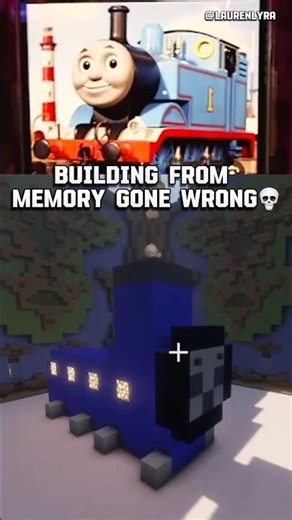 Rate my Thomas the Tank Engine build 1-10 😭 #minecraft #twitch #funnystreammoments #twitchclips