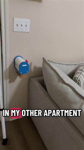 How cute is this little mailbox! My 3 year old has been checking it all evening to see if the mail has ran yet and it’s the sweetest thing. I stuck it on the all using 2 command strips ❤️ #tiktokshop #toys #toddlersoftiktok #momtok #momsoftiktok