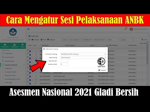 Cara Mengatur Sesi dan Gelombang Pelaksanaan ANBK (Asesmen Nasional Berbasis Komputer)