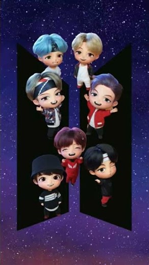 bts so cute in cartoon