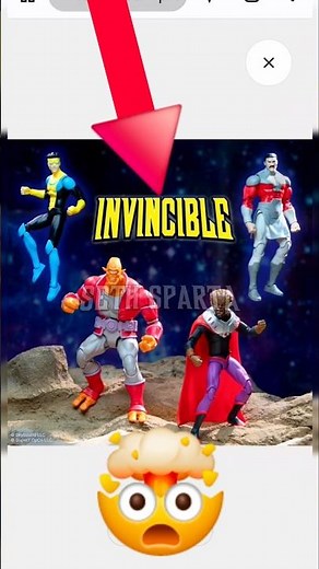 the INVINCIBLE figure situation is INSANE⁉️🤯😲 #invincible #shorts