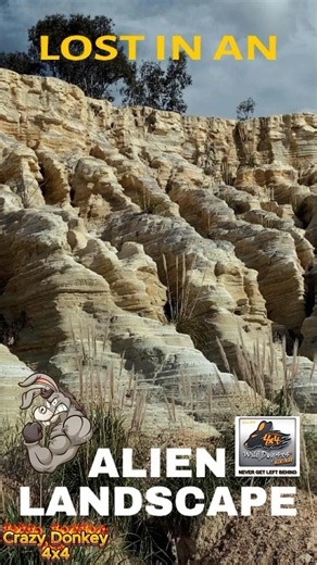 Jeep finds its self in an Alien landscape #jeeplife #offroad #offroading #adventure #jeepwrangler