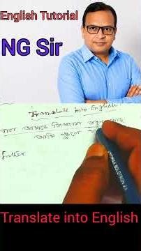 Translate into English using "If"clause #shortsviral