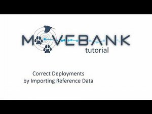 Tutorial: How to Correct Deployments by Uploading Reference Data