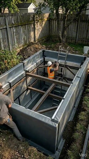 $7M Secret Backyard Luxury Underground Bunker (Spiral Rose Epoxy Design)