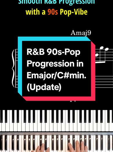 Updated R&B/90s Pop Chord Progression (E Major/C# Minor)
