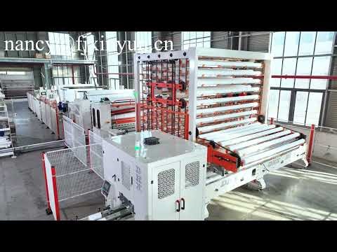 Non Stop Small Toilet Tissue Paper Roll Making Machine Production Line