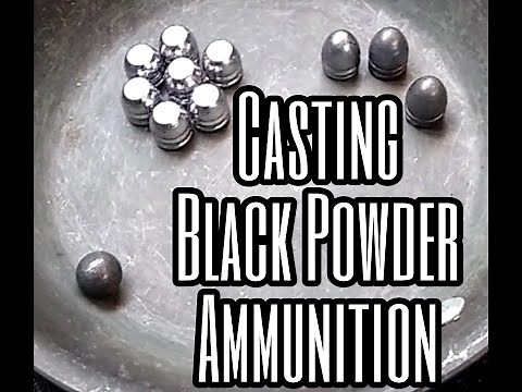 Casting lead bullets for the .44 Cap and ball Black powder revolver