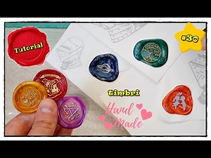 TRUCCHI e CONSIGLI: Come realizzare TIMBRI in CERALACCA effetto MARMO! 💌😍 Tutorial #30 🎨 C • Art