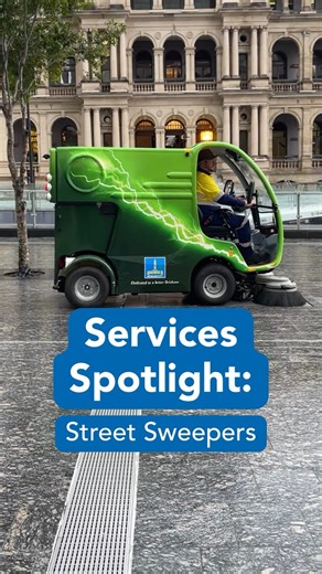12K views · 113 reactions | Have you spotted our Street Sweepers in action?  Our sweepers work year-round to clear litter, leaves and debris from our beautiful city. 粒 | Brisbane City Council | Facebook