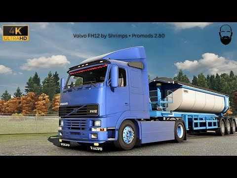 ETS 2 • Volvo FH12 by Shrimp • Reshade + Snowymoon Graphics | 4K Realistic Driving • Promods 2.80