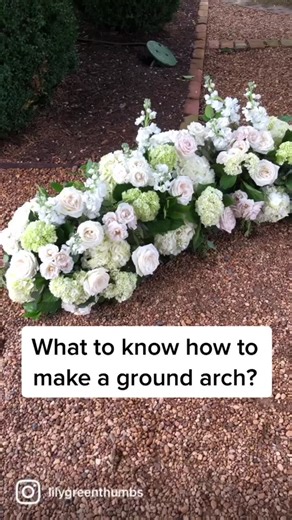 How to Make a Grounded Floral Arch: Design Tutorial