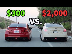 Subaru WRX: CHEAP Vs. EXPENSIVE Exhaust!