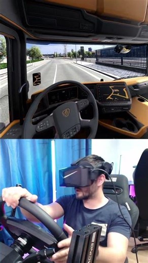 This is NOT a game anymore… it's real life 😳 (VR) #dondaddygamer #pimaxvr #trucksim