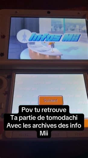 Pov tu retrouve Ta partie de tomodachi Avec les archives des info Mii #tomodachilife #mii #3ds #nintendo #tomodachigame