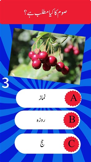 🌙 Saum ka kya matlab hai Namaz, Roza, Hajj, ya Zakat Janiye sahi jawab!