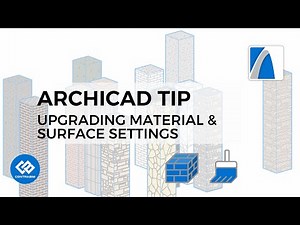 ARCHICAD23 - Upgrading Surface Settings