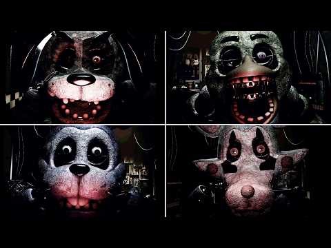 FNAF Soulless Look v0.2 - All Jumpscares & Extras Mode