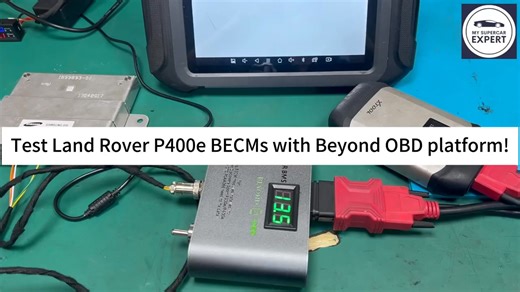 Beyond OBD Test Platform | Specialized for Land Rover P400e BECM Testing - Accurate Diagnosis in One Step! With the Beyond OBD Test Platform, you can easily complete the testing of Land Rover P400e BECM. No vehicle mounting is required, making operations far more efficient. An indispensable tool for Land Rover-specialized repair shops and automotive electronics technicians, it helps quickly locate faults and improve maintenance efficiency. 👉 Contact My Supercar Expert for platform details and q