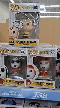 Peanuts Charlie Brown & Snoopy Funko POP Figures at Walmart