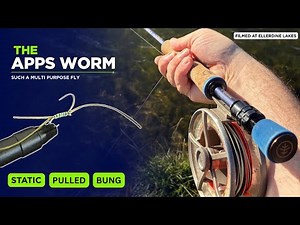 Fly Fishing UK - Apps Worm Fly - Static - Pulling - The Bung - Ellerdine Lakes - Stillwater Trout