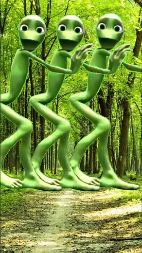 Dame tu cosita Green alien dance #dance #shortsfeed #ytshorts
