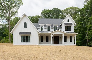 7.3K views · 74 reactions | We are so excited to share this new custom home located just off of Old Gun Road in Midlothian. She's a blend of a few of our favorite floor plans with gorgeous curb appeal. Our favorite feature is the designer kitchen - what's yours? | Biringer Builders | Facebook